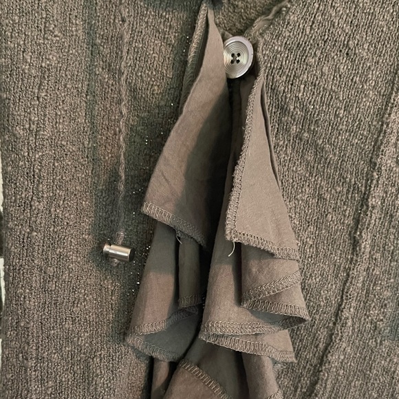 Boston Proper Cardigan Olive XSM - Picture 8 of 9